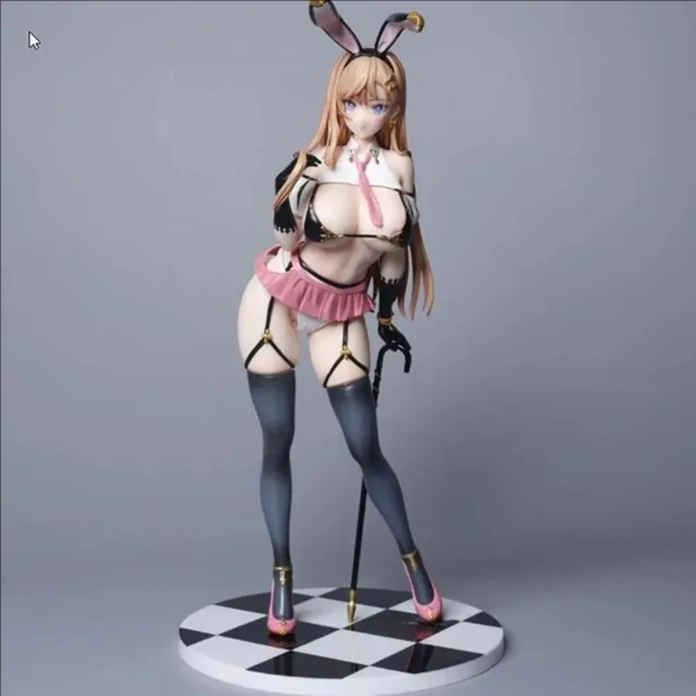 

29cm Native Pink Cat Gal Bunny Girls Toys 1/6 Japanese Anime PVC Action Figure Toy Game Collectible Model Doll