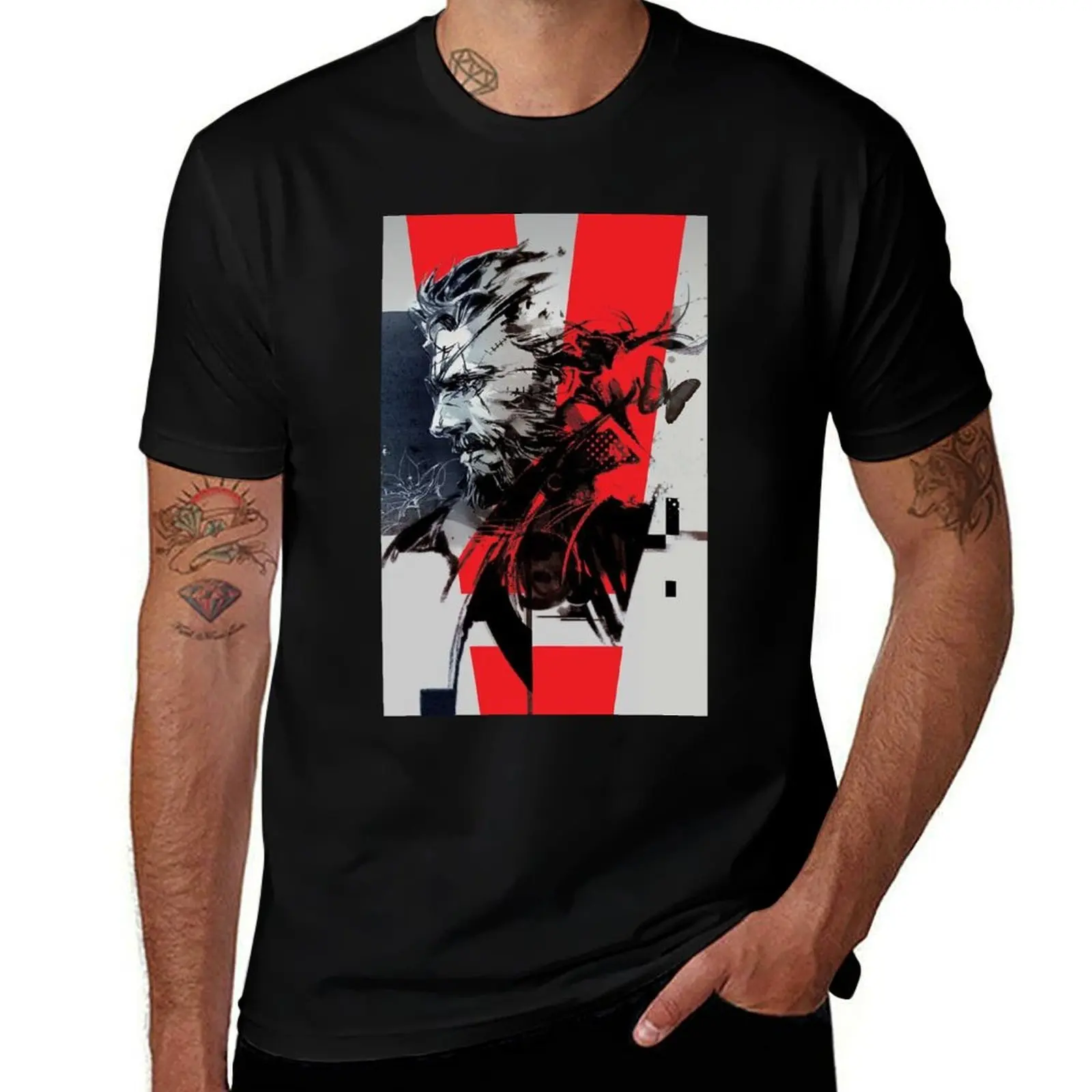 snake phantom pain T-Shirt Quick Dry Outdoor Sports T-Shirt