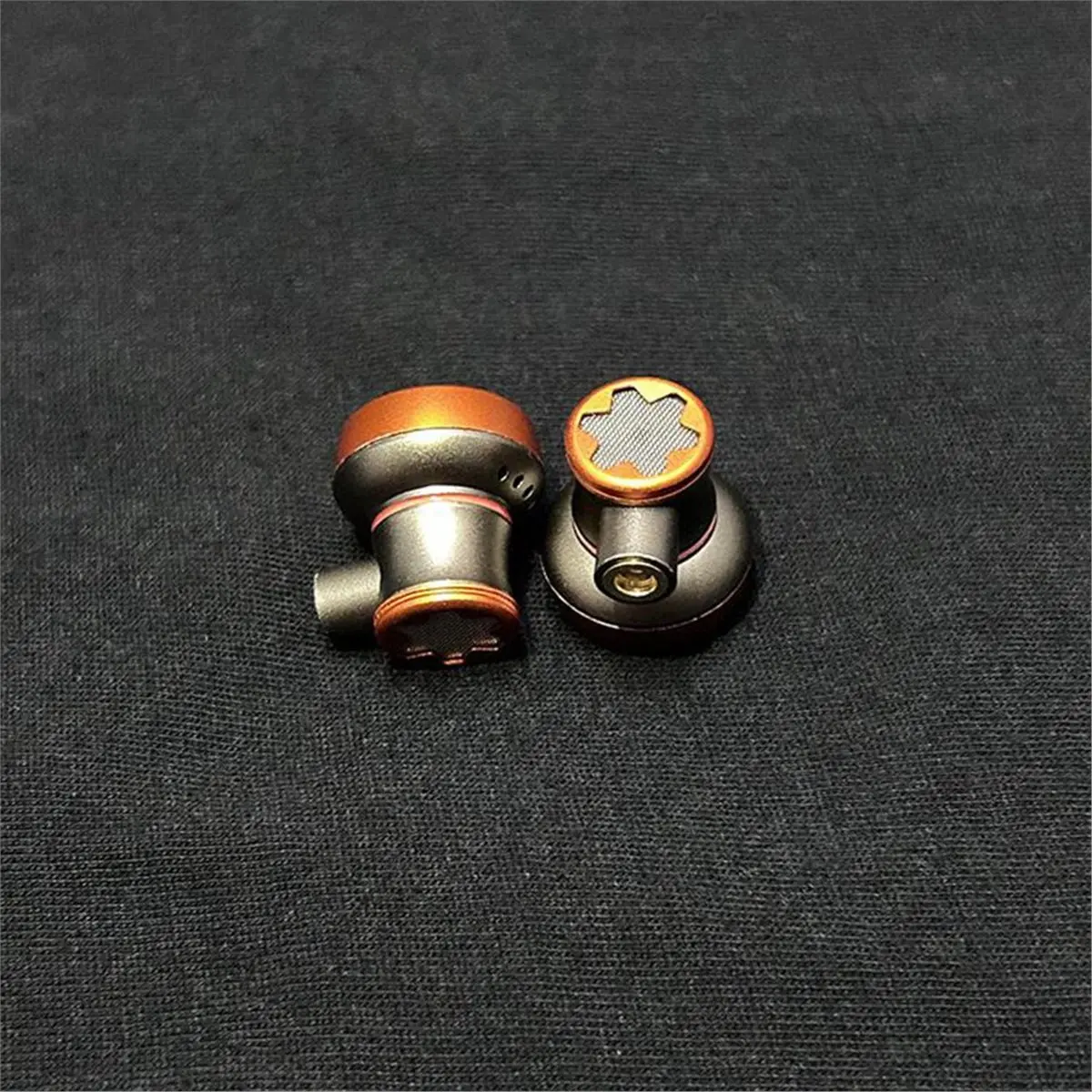 update. 14.2mm HIFI Dual Dynamic Driver Only Earbuds Flat Head Earbuds Hi-Fi IEM Headphone