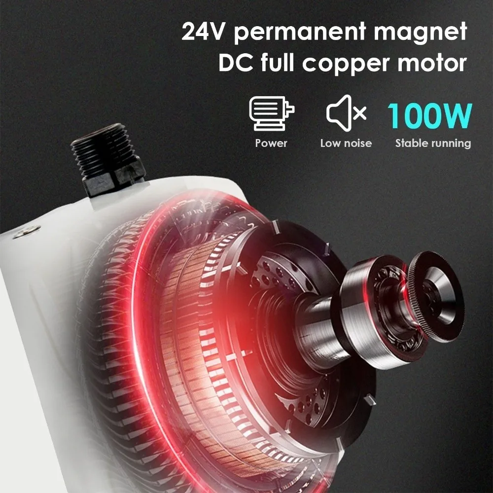 Bomba de Ducha de 24V, Bomba de Agua Automática de 150W, Bomba de Alta Presión con Ahorro de Energía, Bomba Doméstica Automática