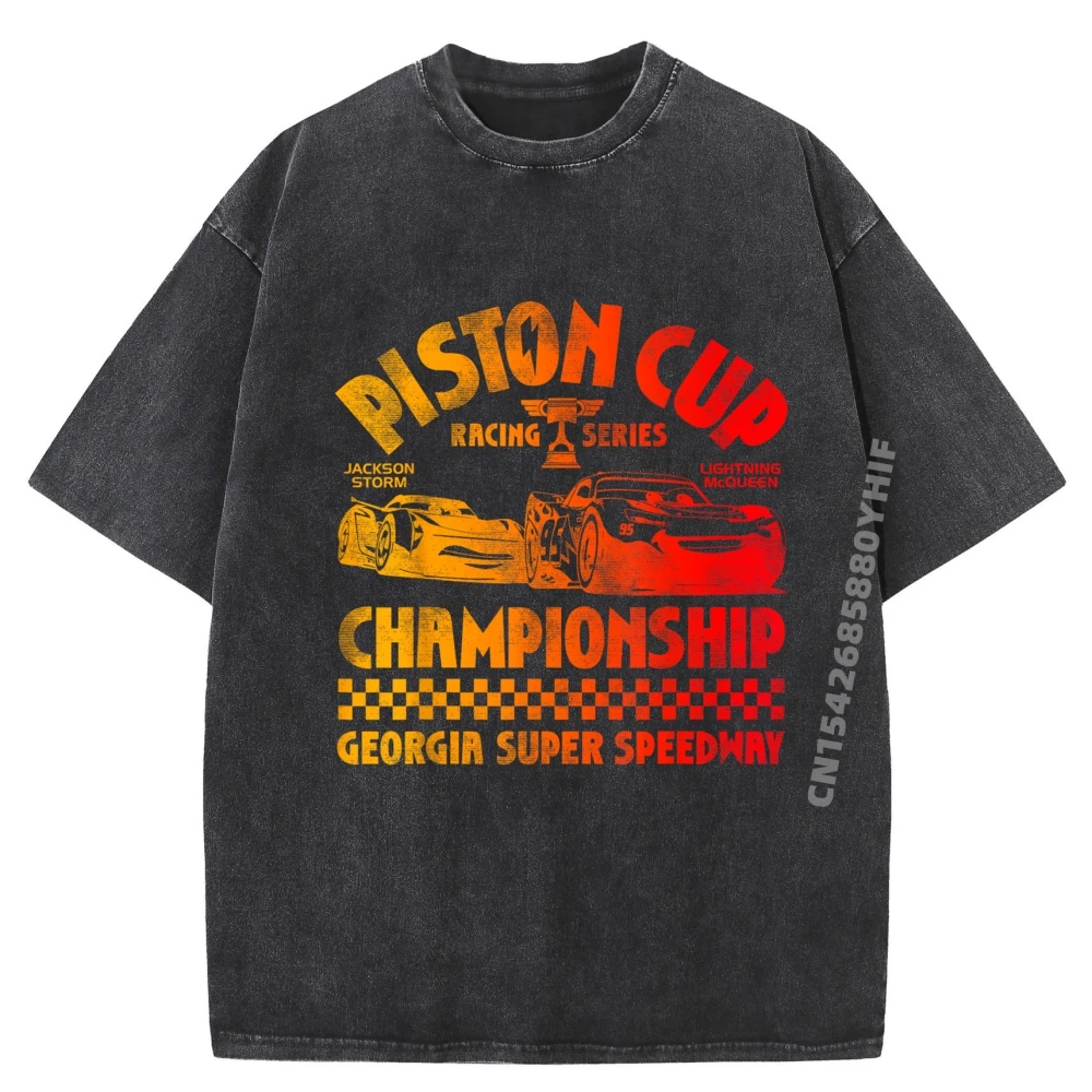

Pixar Cars 3 Jackson Lightning Legend Sunset градиент оптовая продажа футболки 100 шт. футболка мужская мягкая стираная рубашка