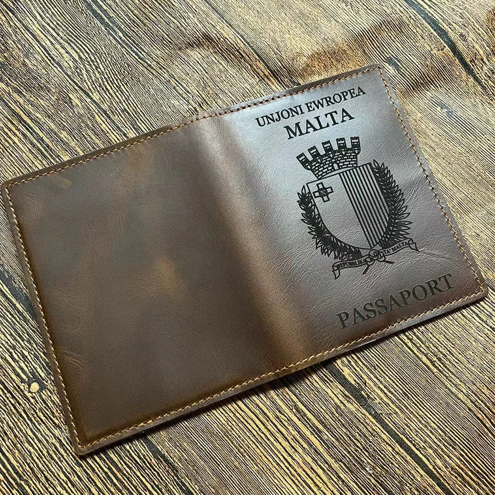 100% prawdziwej skóry wyspa Ma – Travel Accessories Malta recenzja i cena