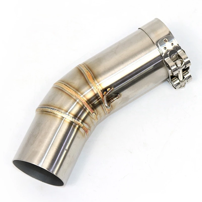 Slip On For Ducati 959 Panigale 60Mm Motorcycle Exhaust Middle Link Pipe Escape Stainless Steel Muffler