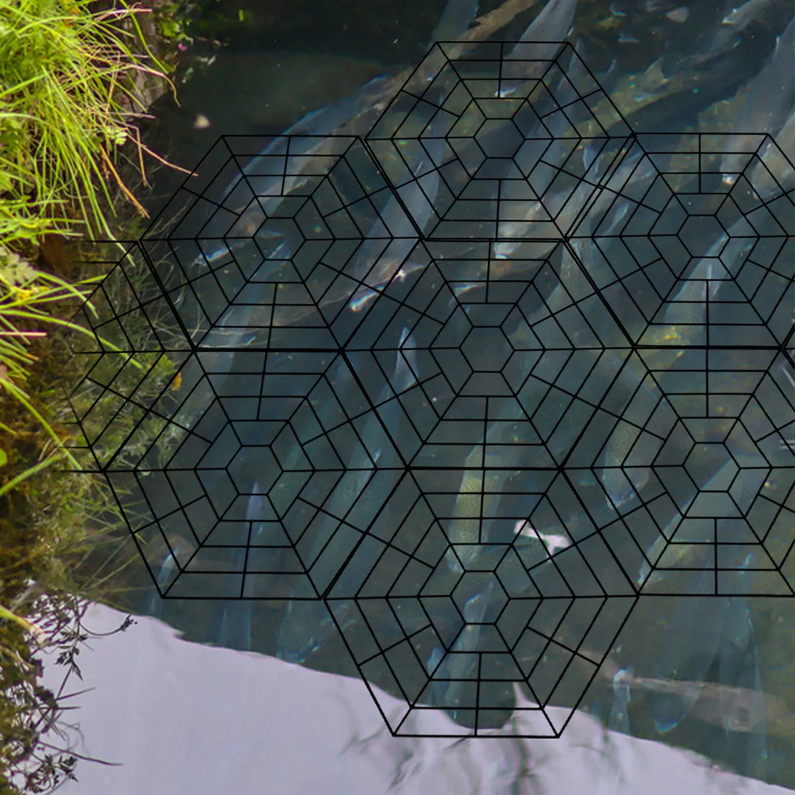 

10PCS Outdoor Pond Protector Fish Guard Tank Pond Protective Net Fish Protective Net Aquarium Garden Leaf Guard