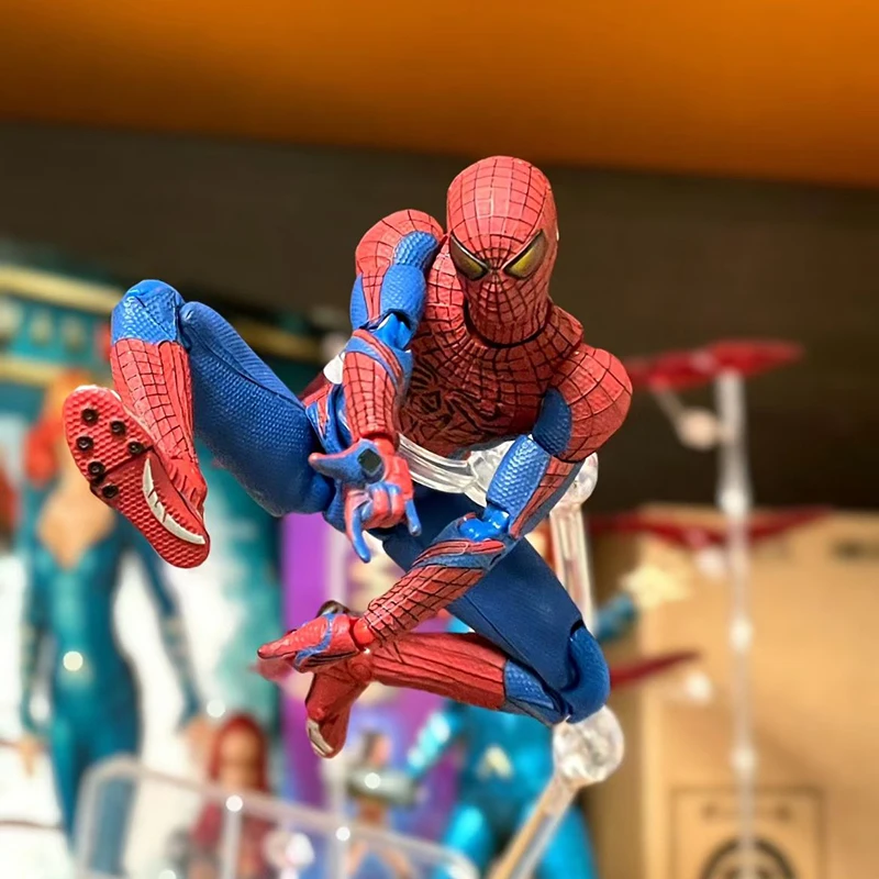 Figurine d'action Spider-Man Anime, jouets modèles, SpidSuffolk, Mafex 001, Peter Toe, Andrew, Garfield, les objets, Shf, nouveau, Ct