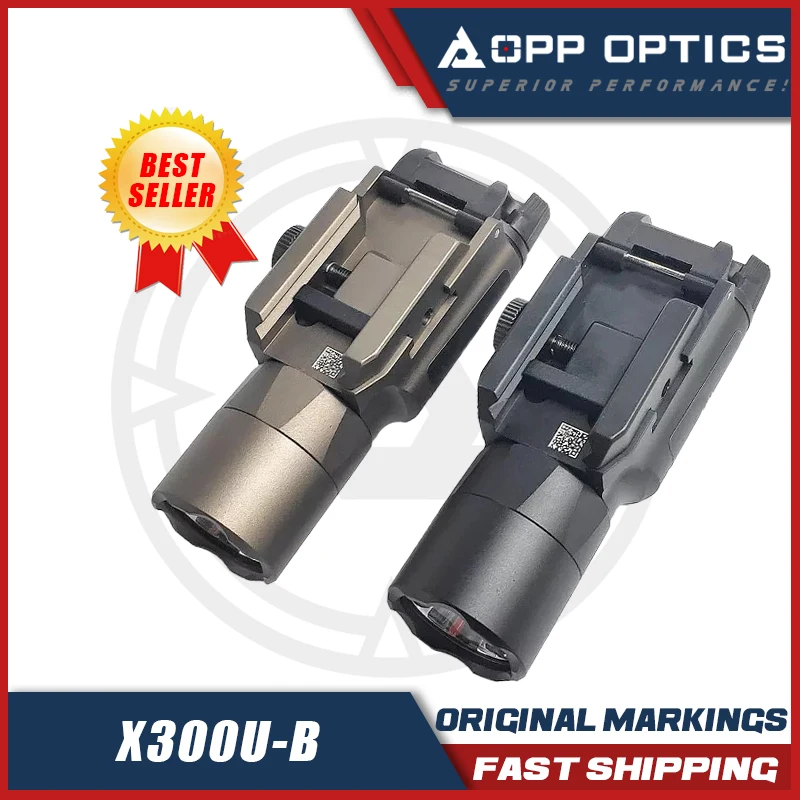 

Sotac Tactical X300U-B Scout Light Equipped with High Brightness White Led Perfectly Fits 20Mm Picatinny Rail