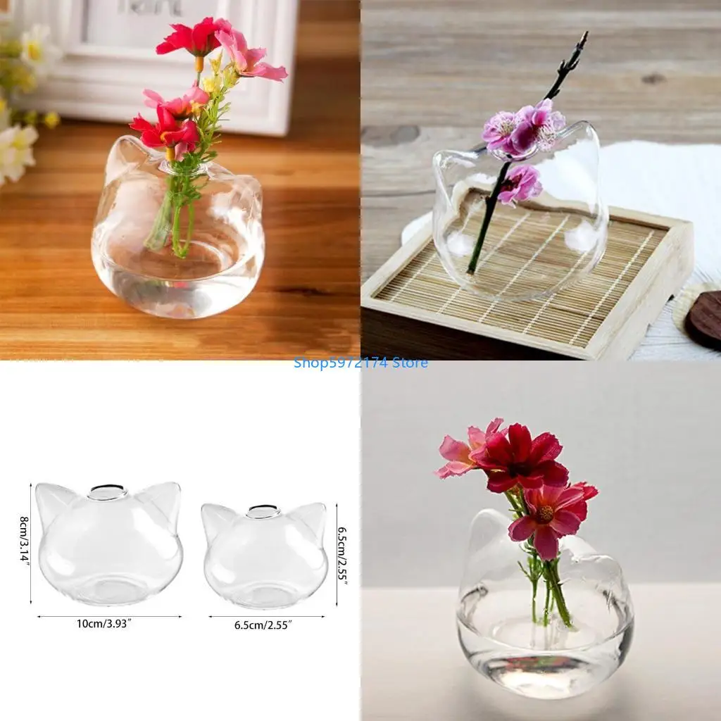Y3NB Cats Shaped Flowers Plants Vase Wedding Decorations for Placing Flowers & Pla