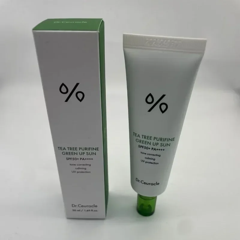Dr.Ceuracle Shuluoko مرطب واقي من الشمس واقي من الشمس منعش شجرة الشاي Spf50 حليب عزل الأشعة فوق البنفسجية