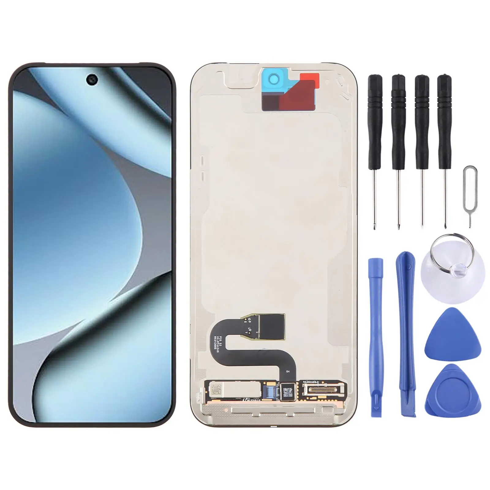 For Google Pixel 10 Pro Original LCD Screen Digitizer Full Assembly with Frame, Supporting Fingerprint Identification