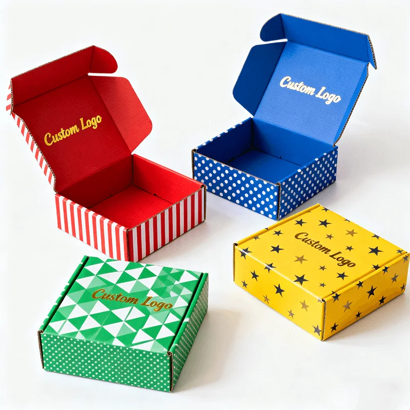 Eco Friendly Foldable Corrugated Aircraft Mailer Box Wholesale Custom Printed Logo Gift Apparel Shipping Packaging Box