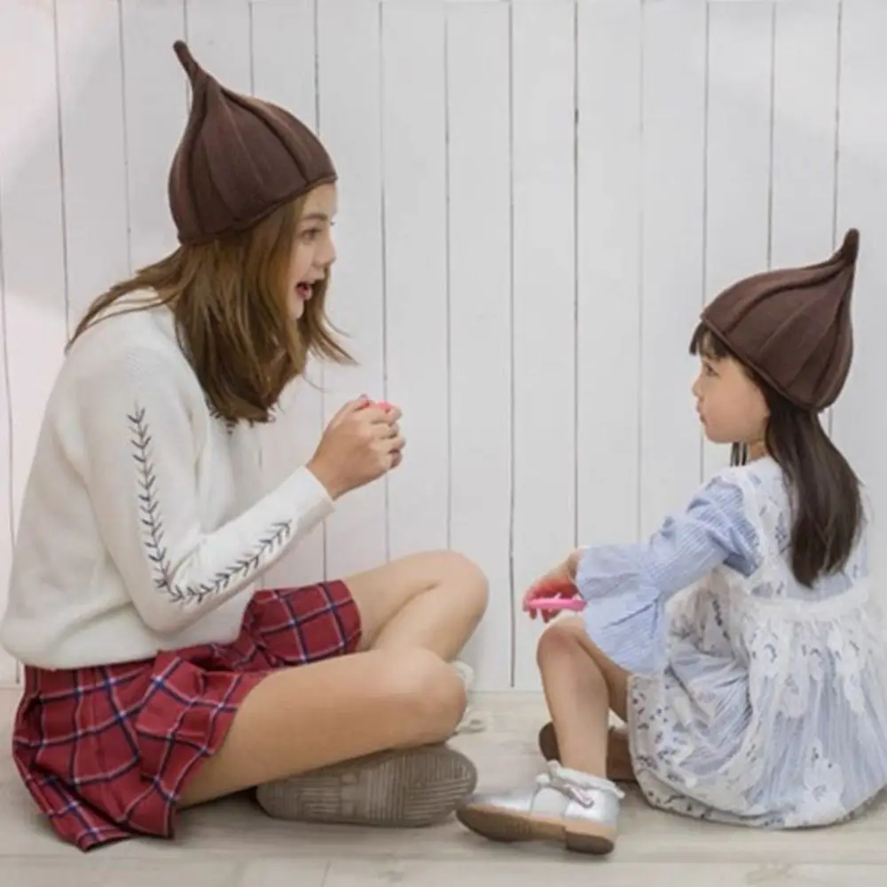 韓国厚みの子供の冬の帽子かぎ針編みボンネットソフトベビーおしゃぶりキャップ防風子供秋の帽子男の子女の子