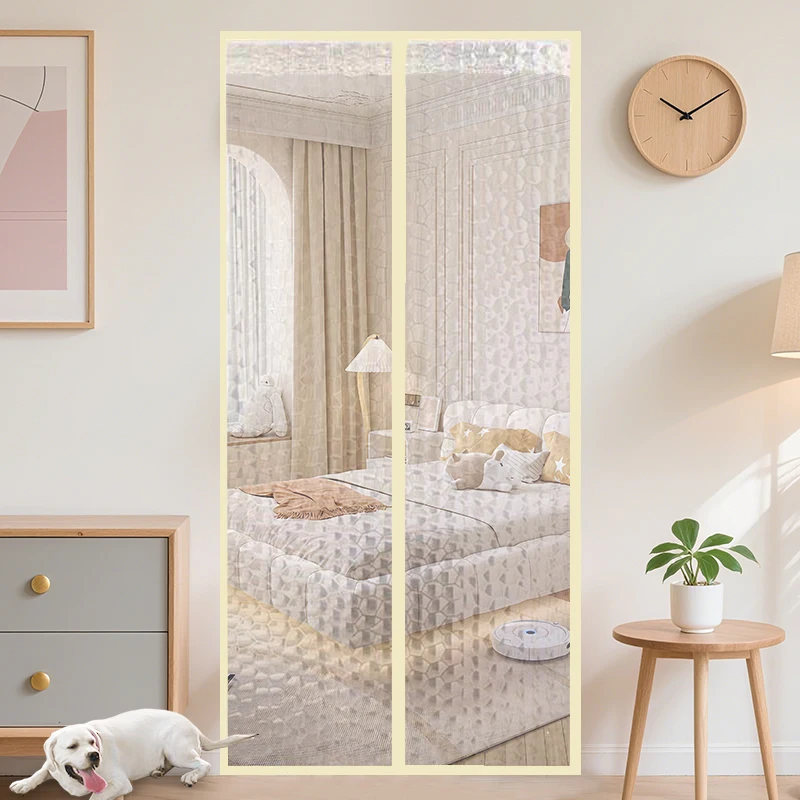 Four Seasons Magnetic Kitchen Anti-Exhaust Smoke Partition Curtain for Bedroom - Winter Warmth - Air Conditioner Curtain