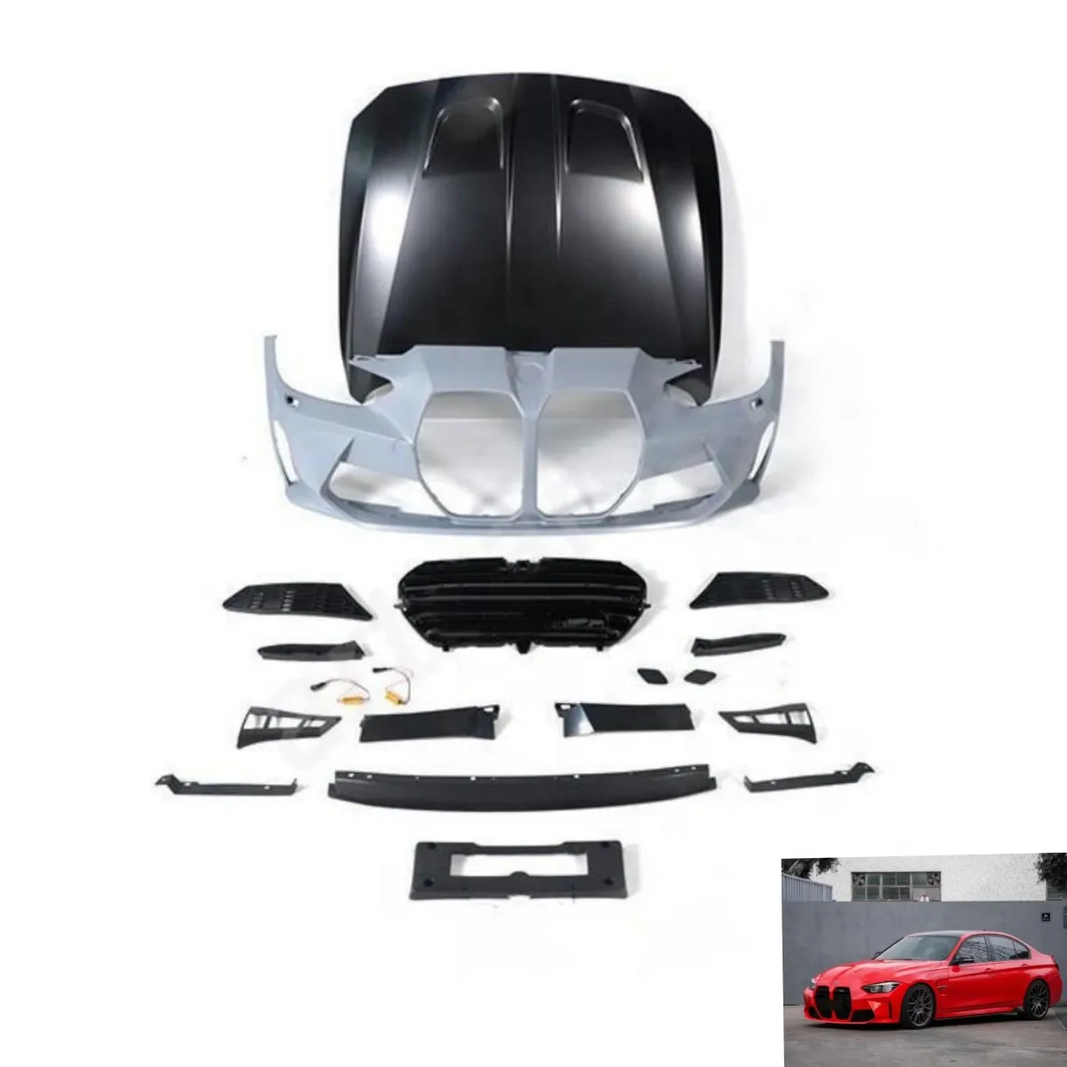 

STLF Auto Accessories PP&aluminum for 3 Series M3 Style Body Kits Bmws F30 2013-2018
