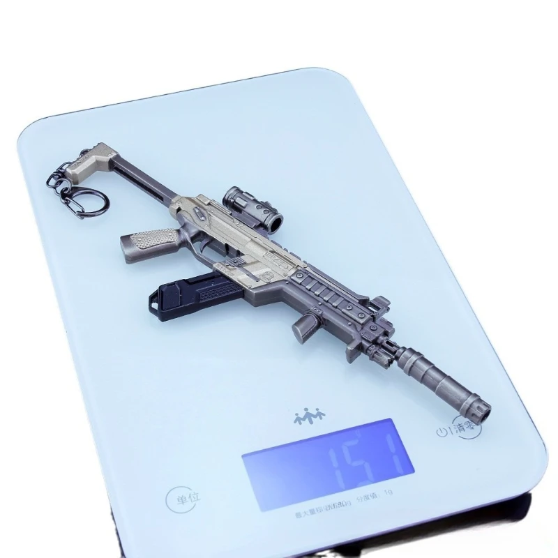 21Cm Nieuwe Apex Legends R99 Game Randapparatuur Metalen Model Armen Desktop Decoratie Ornamenten Hanger Verjaardag Festival Geschenken Speelgoed