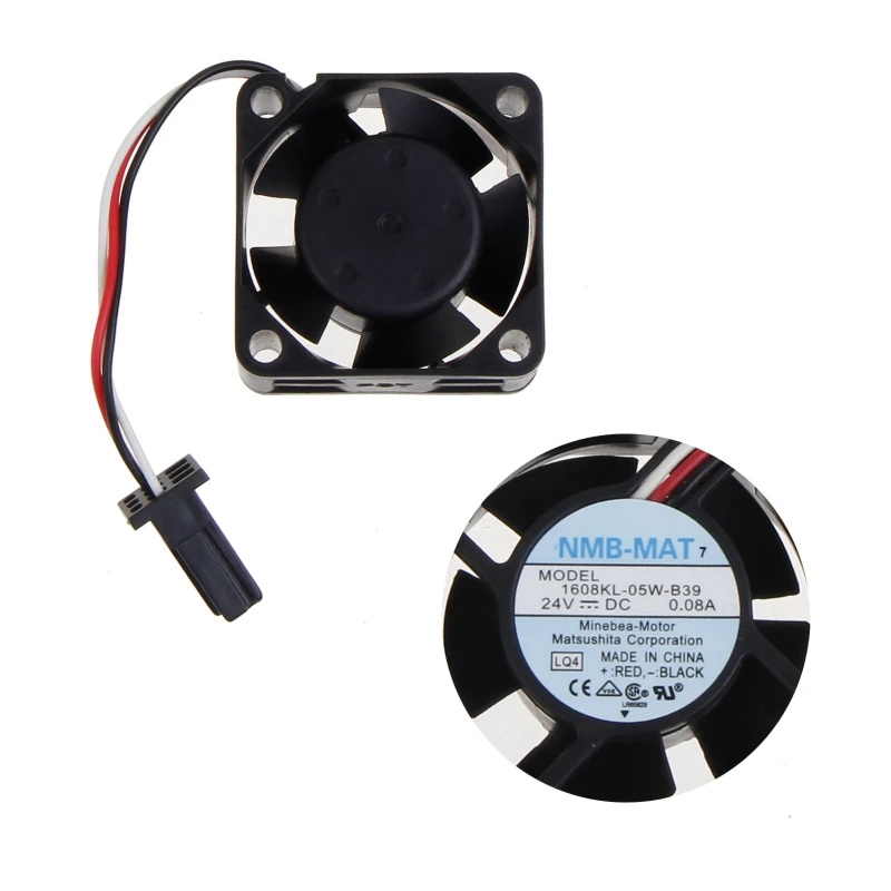 2024 New Inverter Cooling Fan for 1608KL-05W-B39 40x40x20mm DC24V 0.07A 0.08A for 3-pin FANUC System