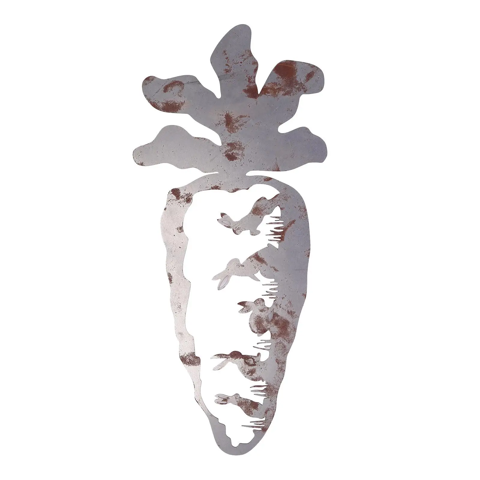 Waterproof Carrot Silhouette Stake for Yards, Garden Lawn Floor Easter Decoration Ornament Backyards