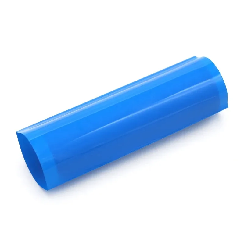 100 szt. Płaska rurka termokurczliwa z PVC owijka na baterię do baterii litowej 18650 rurka termokurczliwa różnorodny zestaw samoprzylepny izolator — zdjęcie 2