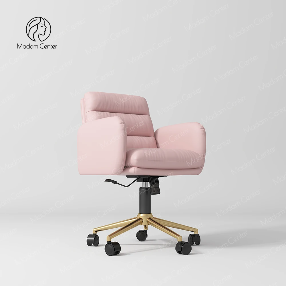 

Nail Chair Salon Furniture Hydraulic Nail Technician Client Chair for Nail Salon Anicurists with Wheels