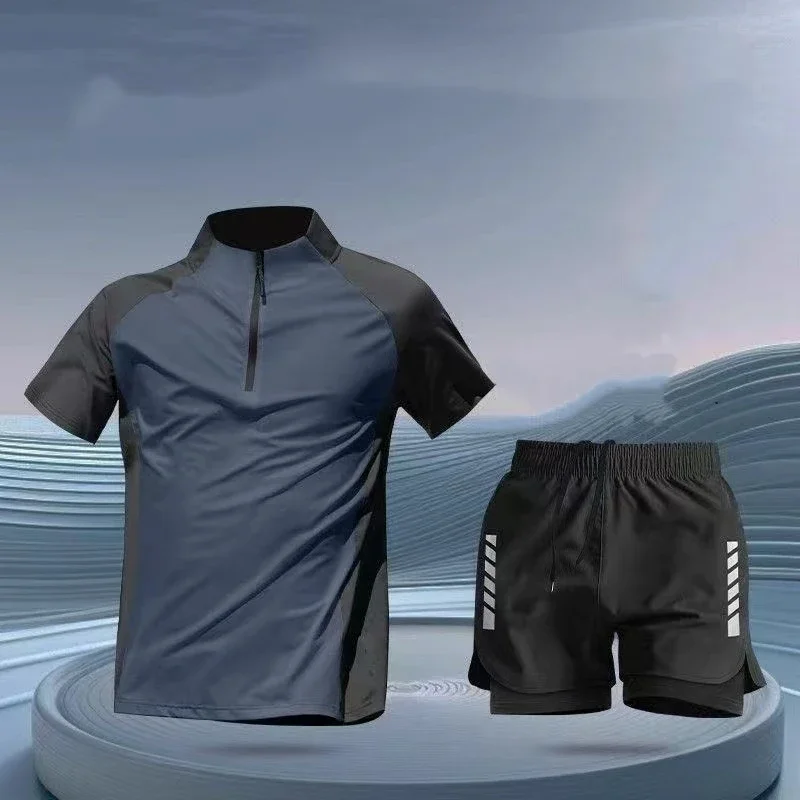 مجموعة ملابس رياضية رجالية الأكثر مبيعًا لعام 2025، رائعة ومسامية، سريعة الجفاف وممتصة للعرق، عصرية ومتعددة الاستخدامات
