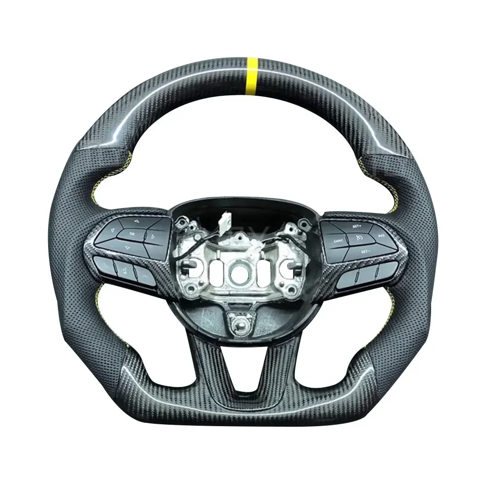 Custom Sport Steering Wheelfor Dodge Charger  Forged Carbon Steering Wheel SRT Challenger Charger Customization