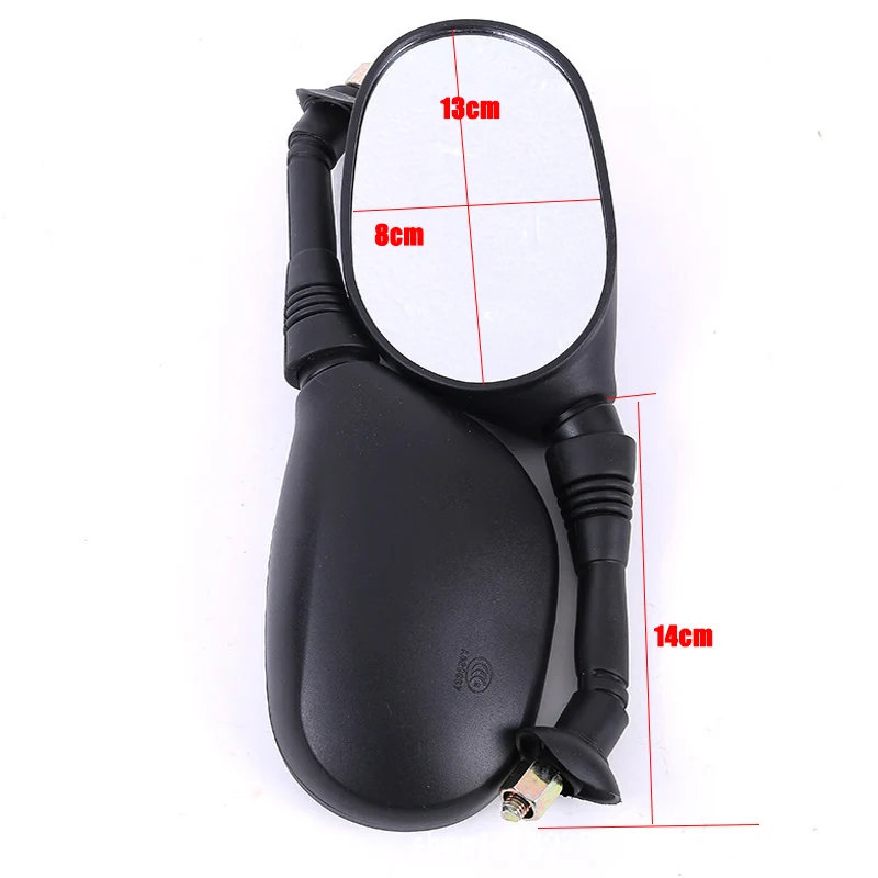 Motorcycle Mirrors Indicators Rear View Side mirror Racing 6mm/8mm scooter mirrors Thread Dimension Rearview Motorycle Mirror