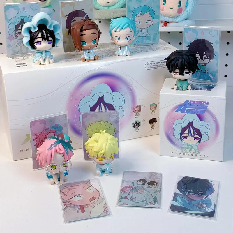 

В наличии подлинная слепая коробка Alien Stage Baby Series Cute Mizi Sua Till Ivan Luka Hyuna Mystery Box Toy Collect Model Birthday Gif