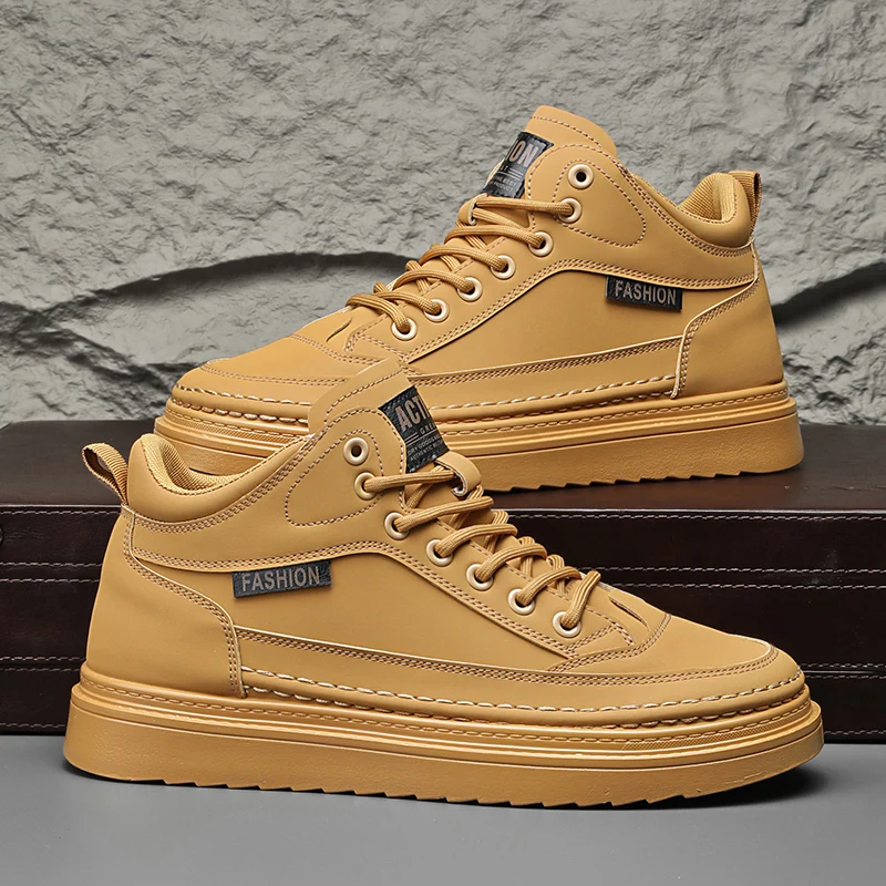 

Новое поступление 2025 года, осенне-зимняя модная рабочая обувь | Студенческая модная спортивная обувь для скейтбординга средней высоты | Уличная повседневная спортивная обувь