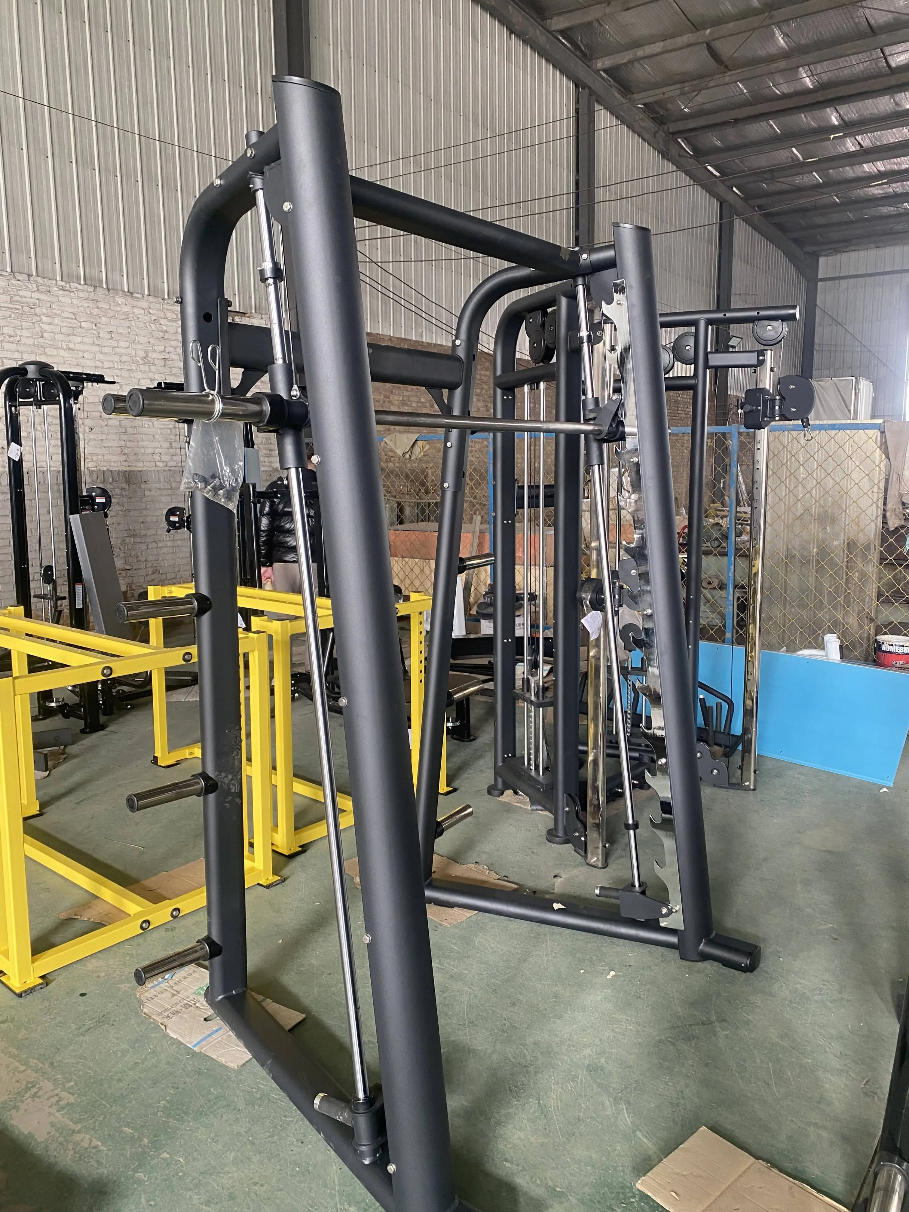 Factory Supply Commercial Gym Equipment Strength Plate Loaded Smith Machine Multi Functional Trainer Gym Machinepromote sales