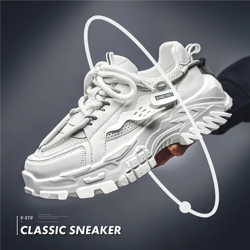 Luxury Spring and Autumn Men's New Comfortable and Breathable Casual Shoes Korean Fashion Trend Versatile Student Sports Shoes