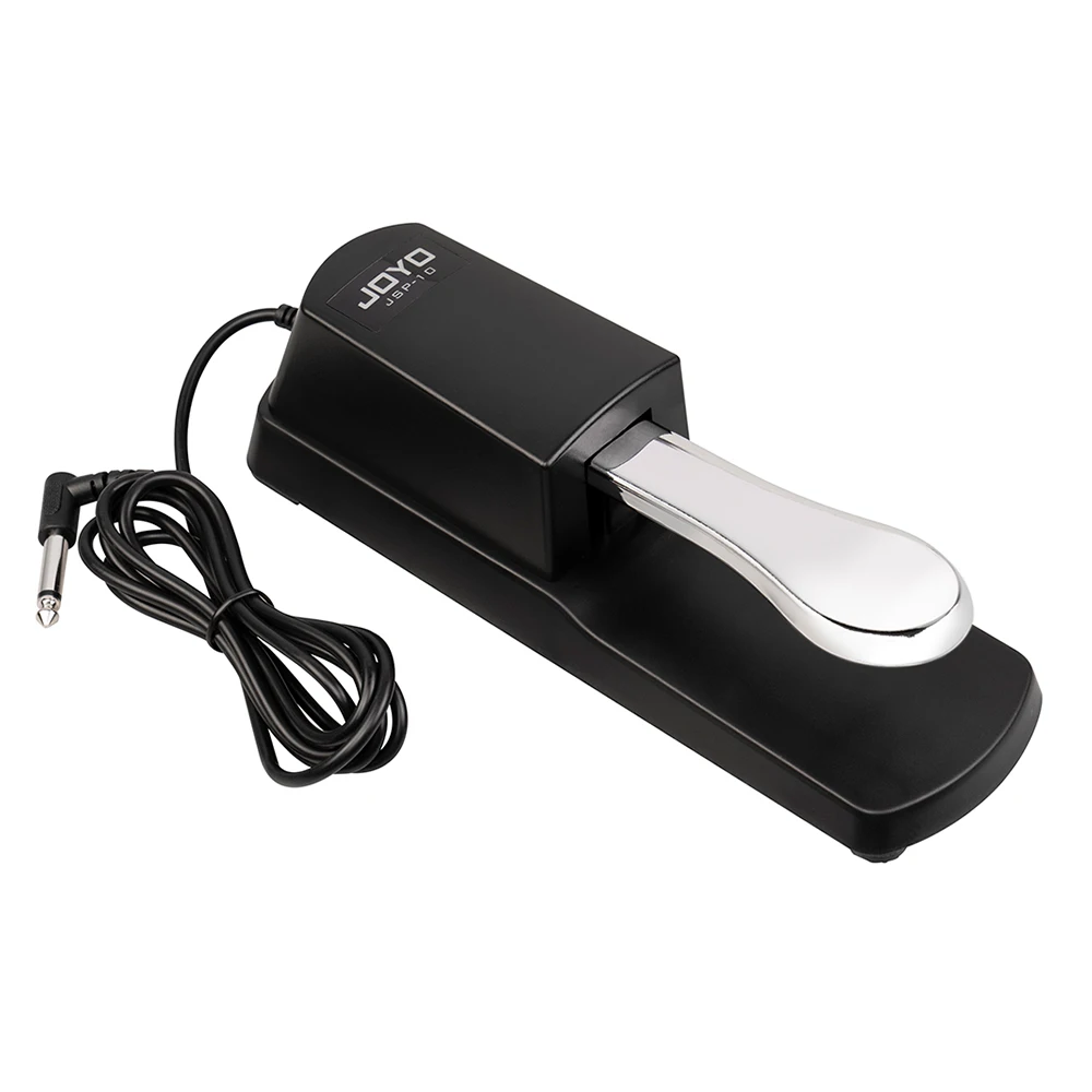 JOYO JSP-10 Universal Sustain Pedal For Electric Piano Keyboard Synthesizer With 1/4 Inch Connector Digital Piano Pedal