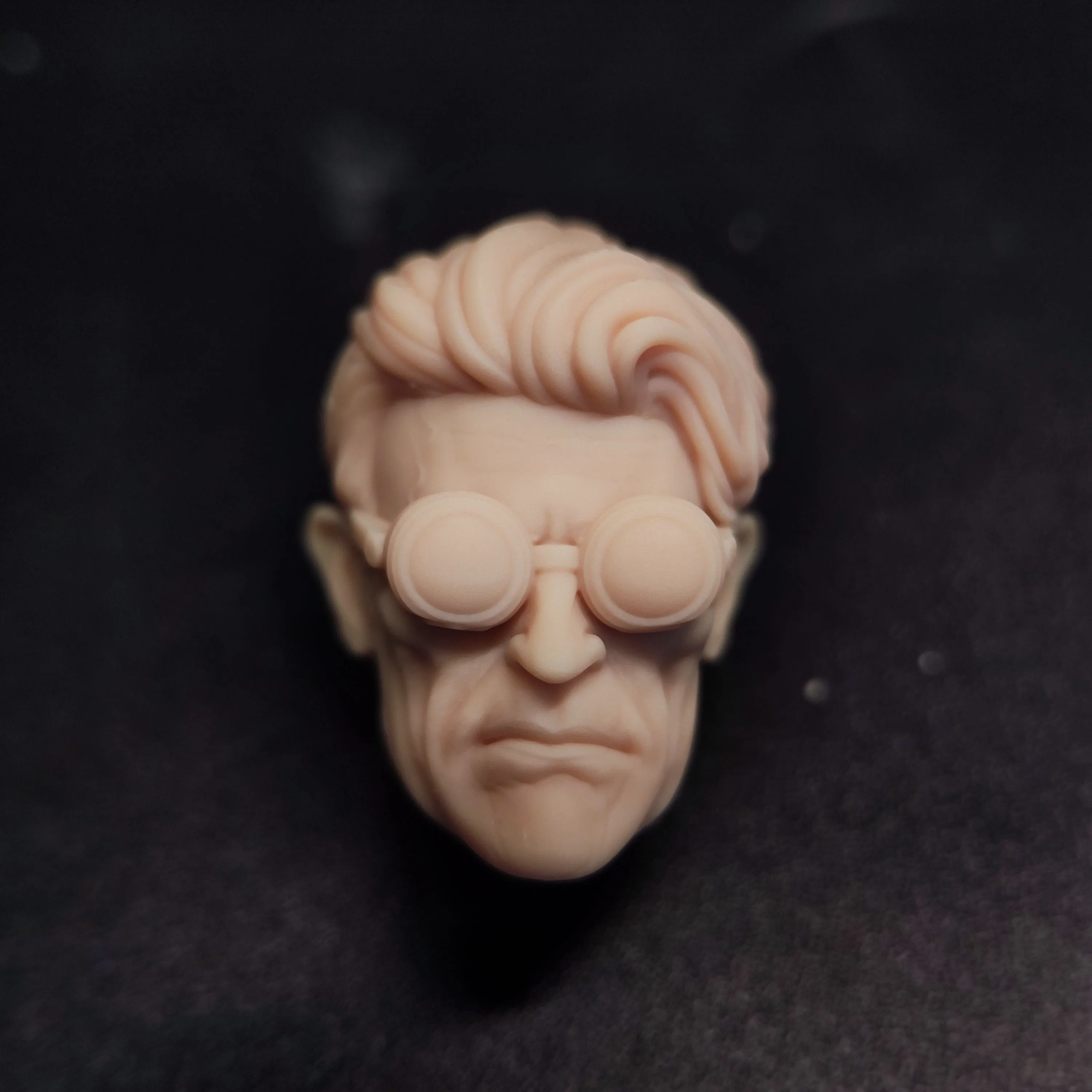 HL1791 DIY Customized 1/18 1/12 1/10 Scale Unpainted Head Sculpt for 3.75