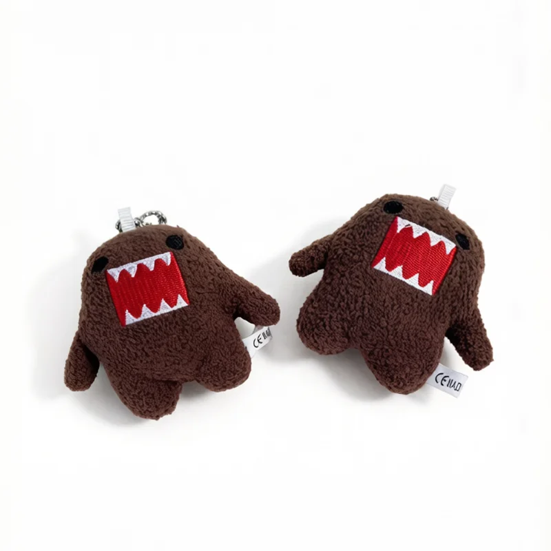 Domo Kun Plüsch-Schlüsselanhänger Anime Schlüsselring Charm für Taschen Schlüssel Geschenk Kawaii Niedliche Sammlung ca. 9*7*4 cm
