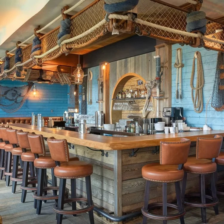 

Современный роскошный кофейный бар из нержавеющей стали и кальцинированного материала, с возможностью индивидуальной настройки, водонепроницаемый, подходит для кофеен и ресторанов.