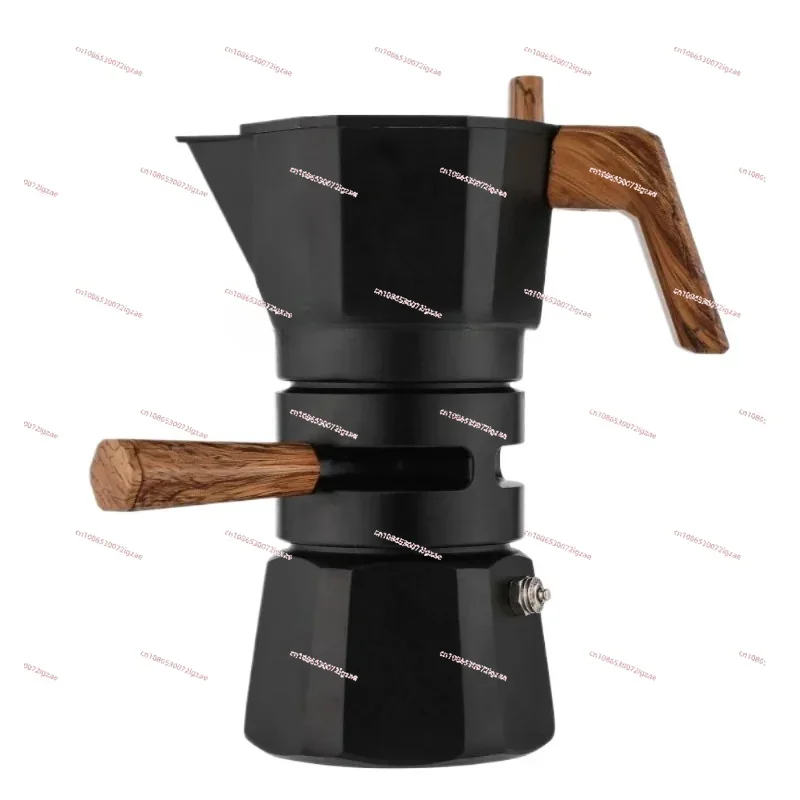 High quality Aluminum Constant Temperature Double Valve Moka Pot Oil Coffee Pot Espresso Coffee Maker househol