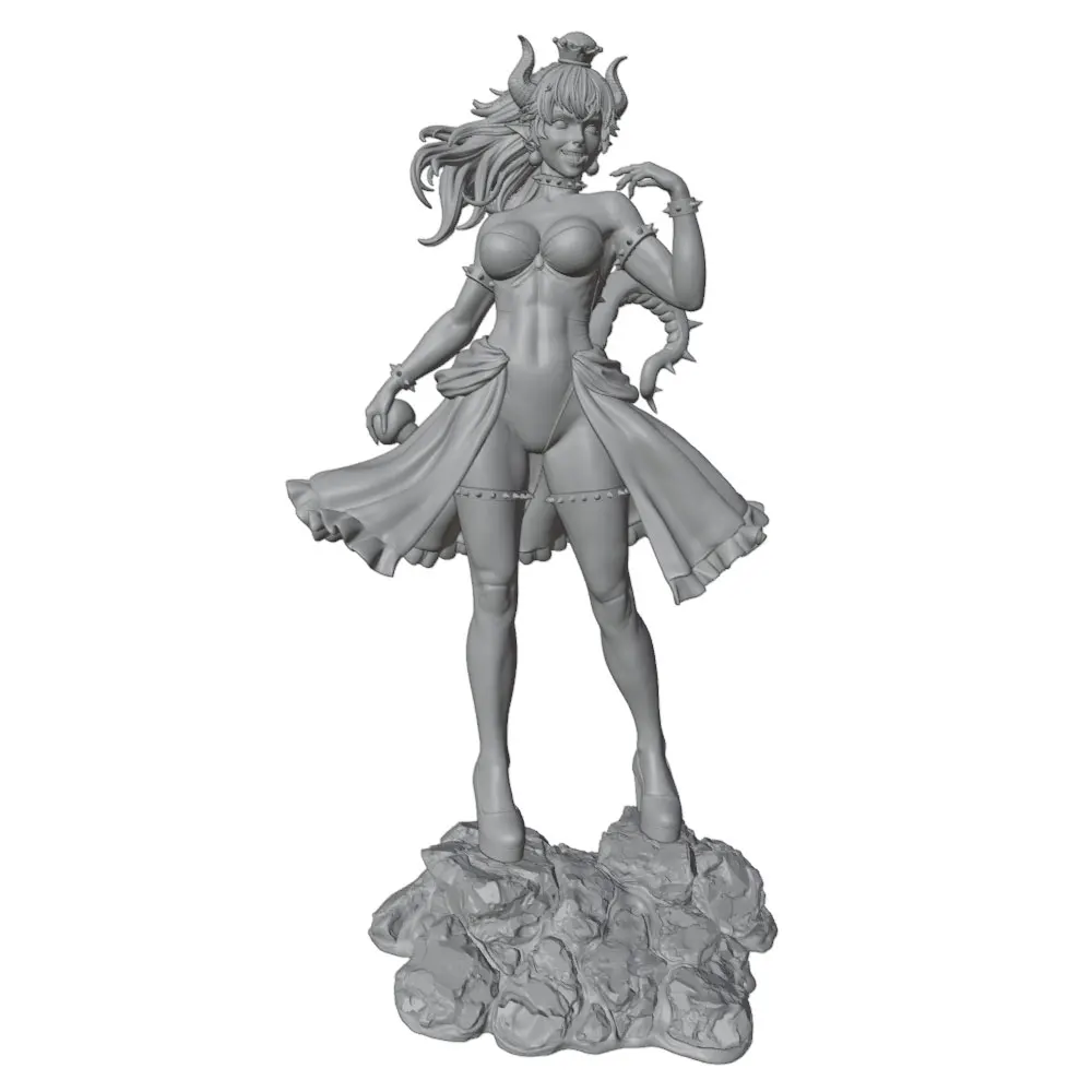 75mm --250mm Sexy Girl Resin Model Kits GK Miniature 3D Printed Gray Model Figurine DIY Doll Model Unassembled And Unpainted
