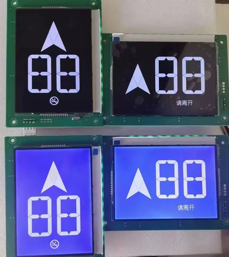 STN broken code screen open mold custom electric vehicle charging pile display broken code LCD screen