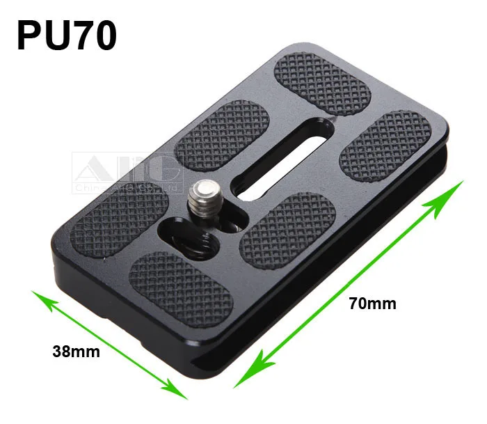 Camera Tripod Ball Head Quick Release Plate PU-70 Metal 70cm 1/4 Screw Mount For Benro Swiss Accessories