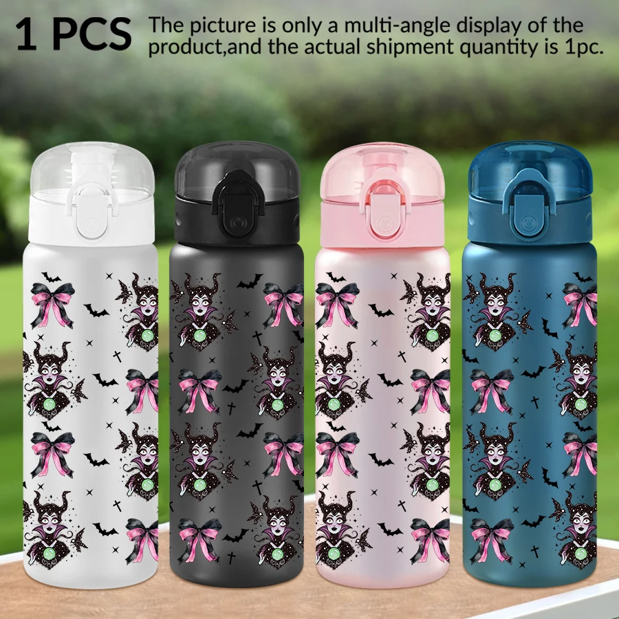 

1Pc Disney Ursula Bow Pattern 26oz Plastic Water Bottle Outdoor Sports Water Cup Birthday/Homecoming Gift