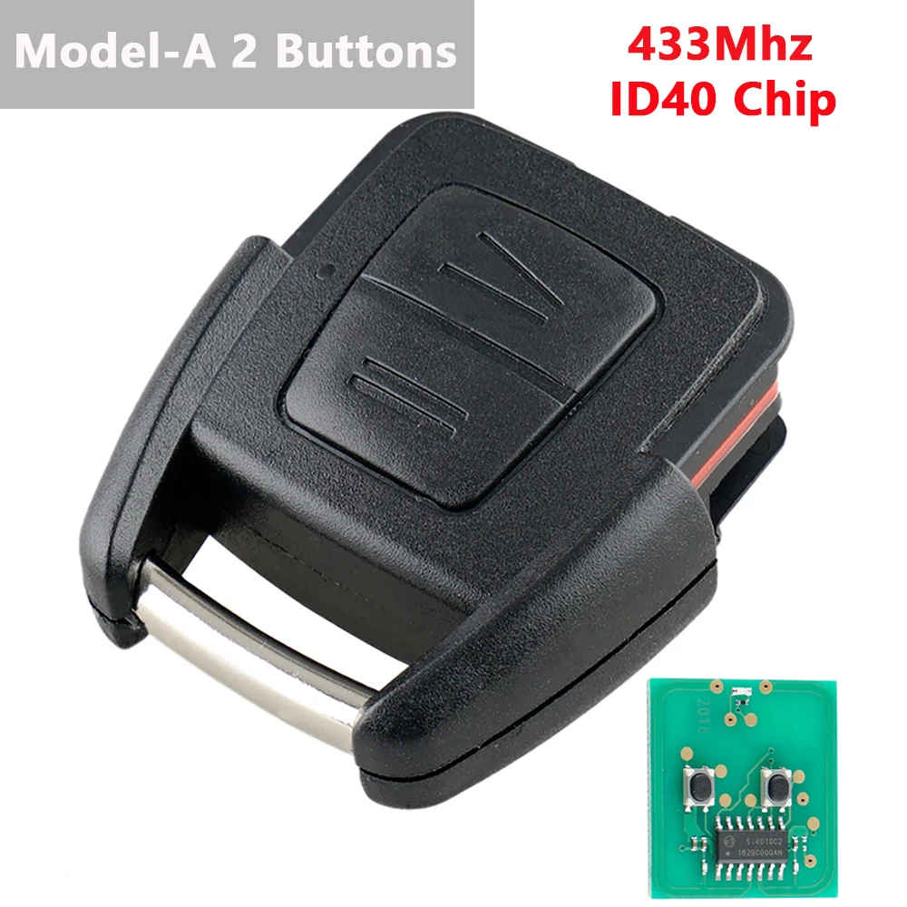 2 / 3 Buttons Remote Car key Fob Replacement Keyless Remote Fob Fit for Opel / Vauxhall / Astra / Vectra / Zafira