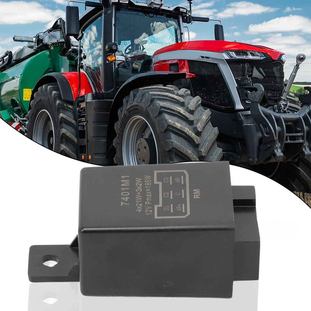 

Flasher Relay for Tractor and Vintage For Car Applications 6 Pin with 12V Specifications Flat Connection OEM 335200160