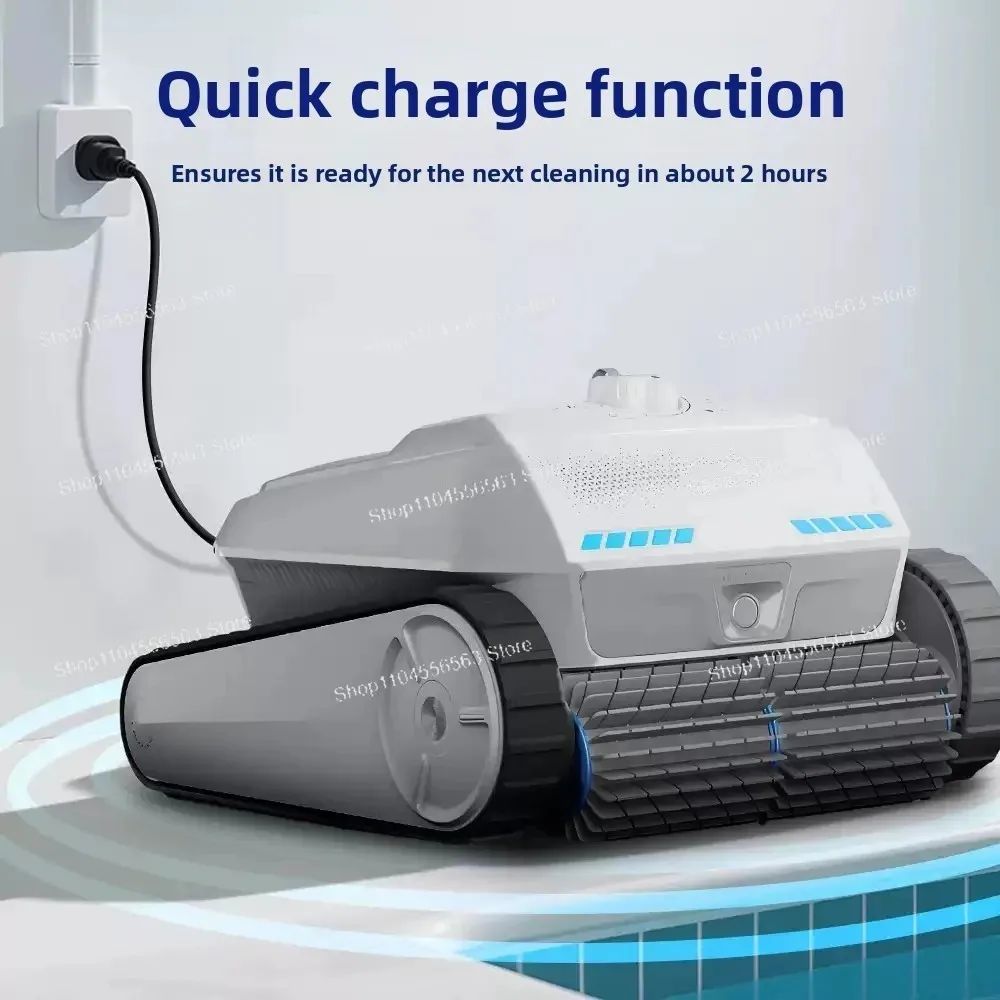 

Intelligent Cordless Pool Cleaner Robot - Wall-Climbing, APP Control, Auto Route Planning & Filtration