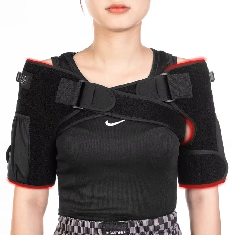 Popular Custom Logo Body Pain Relief 660nm 850nm Infrared Physical Red Light Therapy Shoulder Heating Pad