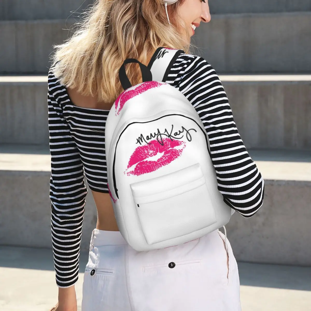 حقيبة ظهر للطلاب من Mary Kay Cosmetics حقيبة مدرسية للمشي لمسافات طويلة والسفر حقيبة نهارية للأولاد والبنات حقيبة كتب عصرية حقائب كتف #5