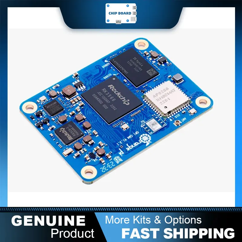 

Вычислительный модуль Orange Pi CM4: четырехъядерный процессор Rockchip RK3566, Wi-Fi 5, Bluetooth 5.0 BLE в компактной базовой плате.