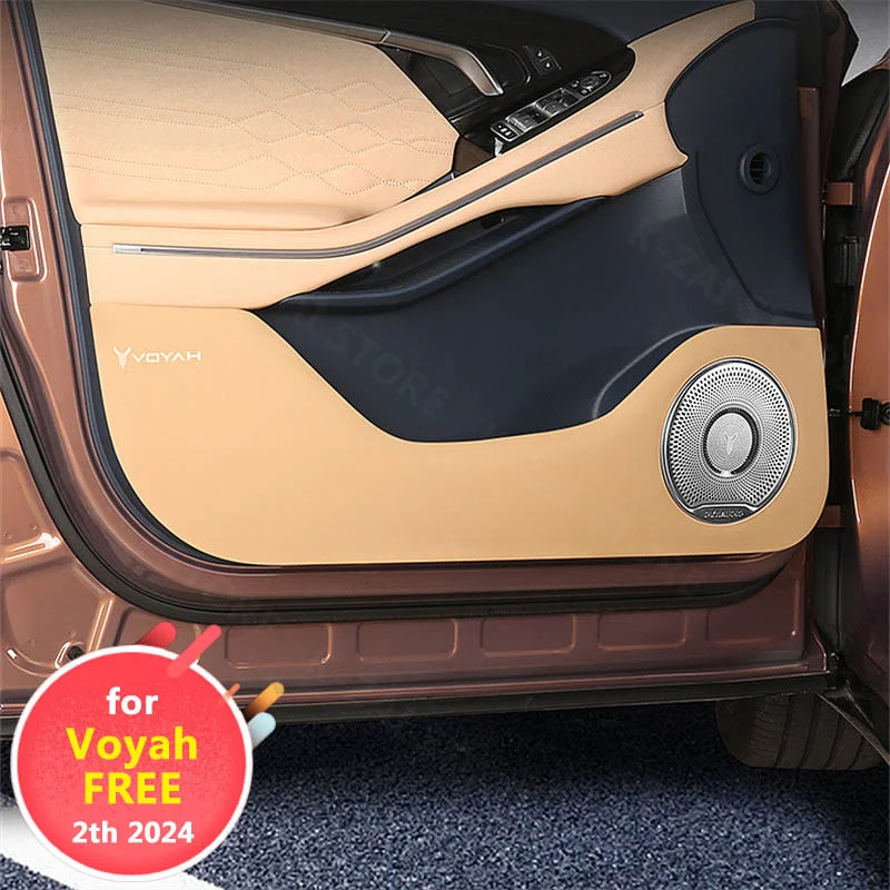 Car interior decoration accessories, door protective pad, dirt resistant patch DIY for DONGFENG Voyah Free 2th 2024