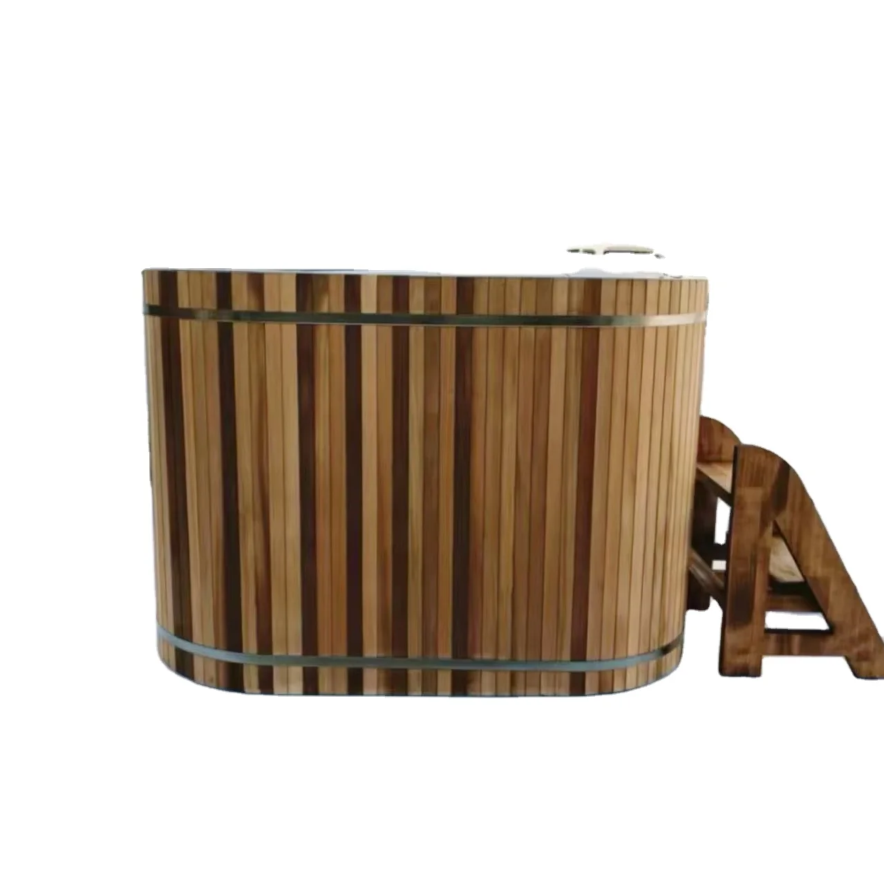 

STLFFactory Customization Fitness Recovery Round Red Cedar Ice Bath Bucket
