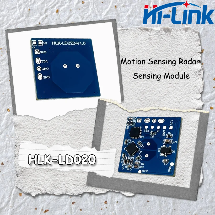 5.8G X Band Human Motion Radar LD020 Low Power Compact Sensing Module Widely Compatible With Various LED Lighting Fixtures