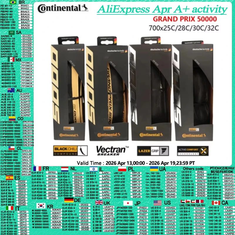 

Continental Gp5000 Tire Grand Prix Gp 5000 700C 700x25c 700x23c 700x28c 700x32c Black Tire Bike Bicycling Road Folding 1PCS