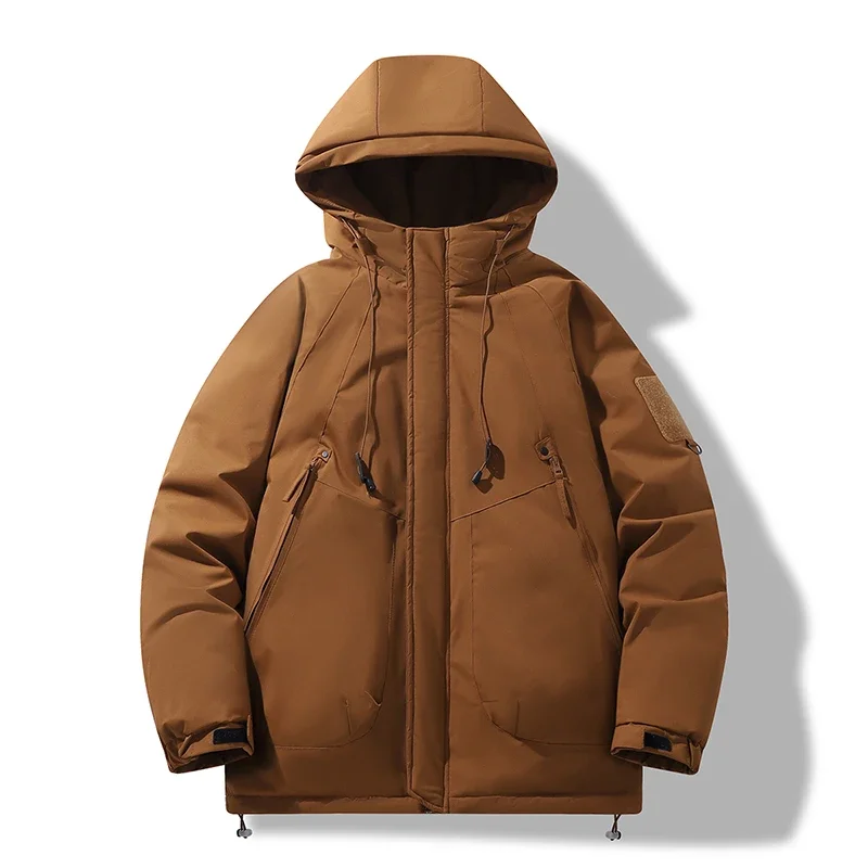 Pleasant Overcomes Winter Outdoor Hiking Camping Men's New Versatile Windproof Warm Party Windproof Breathable Padded Jacket