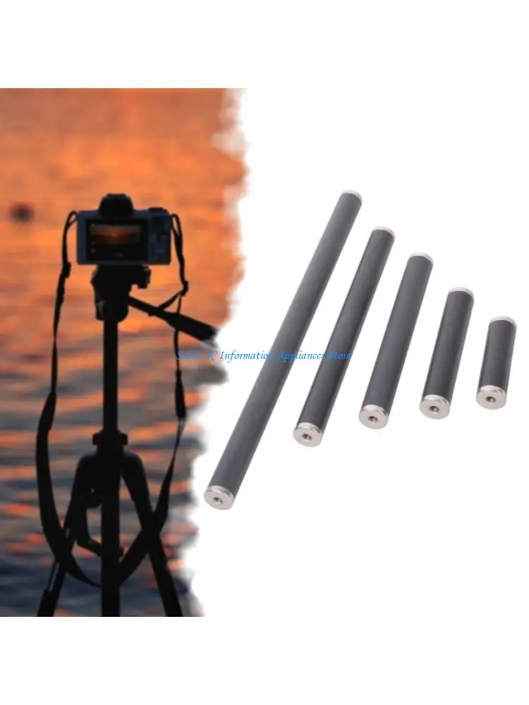 

Metal Camera Rod Microphones Mount Double 1/4 20 Threads For Tripod Extensions